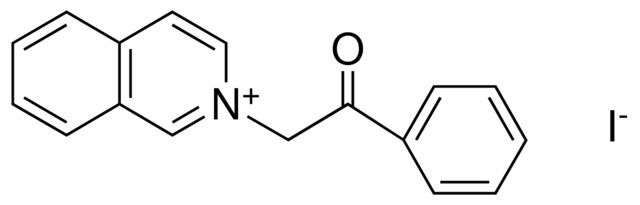 2-(2-OXO-2-PHENYL-ETHYL)-ISOQUINOLINIUM, IODIDE