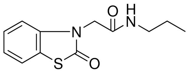 2-(2-OXO-BENZOTHIAZOL-3-YL)-N-PROPYL-ACETAMIDE