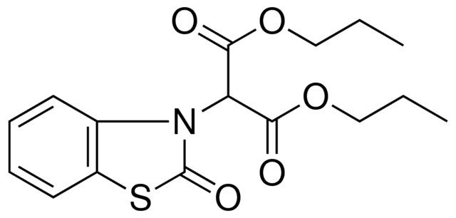 2-(2-OXO-BENZOTHIAZOL-3-YL)-MALONIC ACID DIPROPYL ESTER