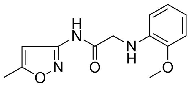 2-(2-METHOXYANILINO)-N-(5-METHYL-3-ISOXAZOLYL)ACETAMIDE