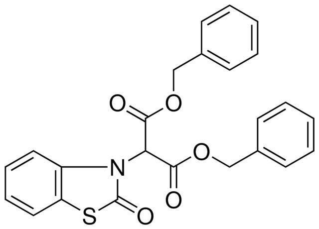 2-(2-OXO-BENZOTHIAZOL-3-YL)-MALONIC ACID DIBENZYL ESTER