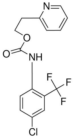 2-(2-PYRIDYL)ETHYL N-(4-CHLORO-2-(TRIFLUOROMETHYL)PHENYL)CARBAMATE