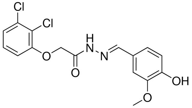 2-(2,3-DICHLOROPHENOXY)-N'-(4-HYDROXY-3-METHOXYBENZYLIDENE)ACETOHYDRAZIDE