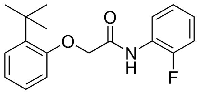 2-(2-TERT-BUTYL-PHENOXY)-N-(2-FLUORO-PHENYL)-ACETAMIDE