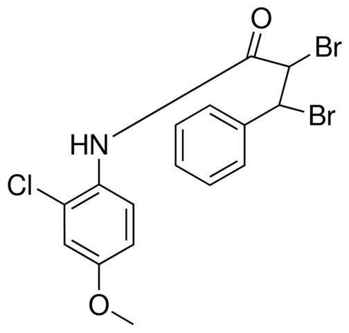 2'-CHLORO-2,3-DIBROMO-4'-METHOXY-3-PHENYLPROPIONANILIDE