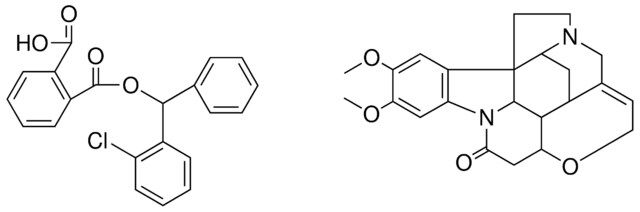 2-{[(2-CHLOROPHENYL)(PHENYL)METHOXY]CARBONYL}BENZOIC ACID COMPOUND WITH 2,3-DIMETHOXYSTRYCHNIDIN-10-ONE