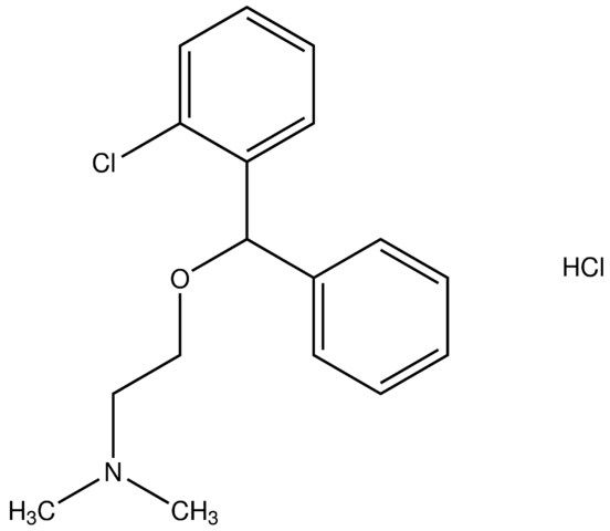 2-[(2-chlorophenyl)(phenyl)methoxy]-N,N-dimethylethanamine hydrochloride