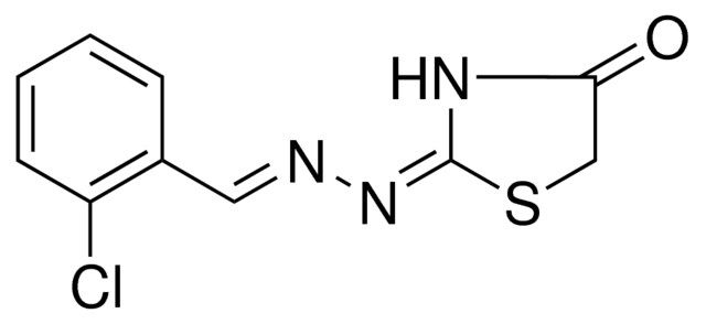 2-[(2-CHLORO-BENZYLIDENE)-HYDRAZONO]-THIAZOLIDIN-4-ONE