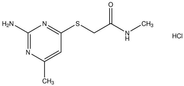 2-[(2-amino-6-methyl-4-pyrimidinyl)sulfanyl]-N-methylacetamide hydrochloride