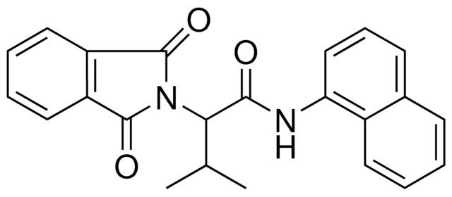 2-(1,3-DIOXO-1,3-DIHYDRO-ISOINDOL-2-YL)-3-METHYL-N-NAPHTHALEN-1-YL-BUTYRAMIDE