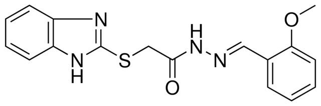 2-(1H-BENZOIMIDAZOL-2-YLSULFANYL)-ACETIC ACID (2-METHOXY-BENZYLIDENE)-HYDRAZIDE