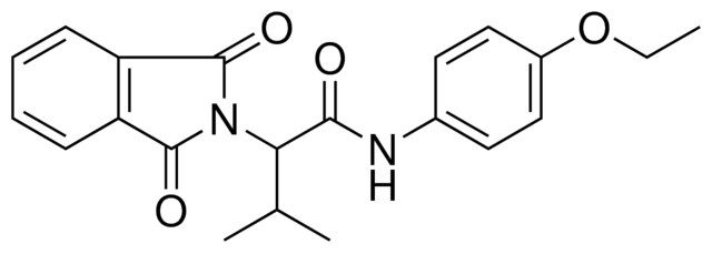 2-(1,3-DIOXO-1,3-DIHYDRO-ISOINDOL-2-YL)-N-(4-ETHOXY-PHENYL)-3-METHYL-BUTYRAMIDE