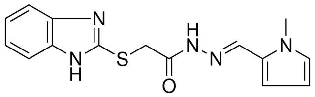 2-(1H-BENZIMIDAZOL-2-YLSULFANYL)-N'-[(E)-(1-METHYL-1H-PYRROL-2-YL)METHYLIDENE]ACETOHYDRAZIDE