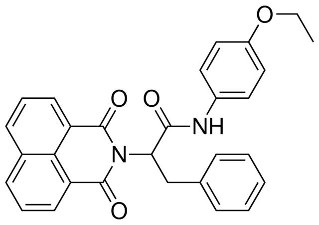 2-(1,3-DIOXO-1H,3H-BENZO(DE)ISOQUINOLIN-2-YL)-N-(4-ETHOXY-PH)-3-PH-PROPIONAMIDE