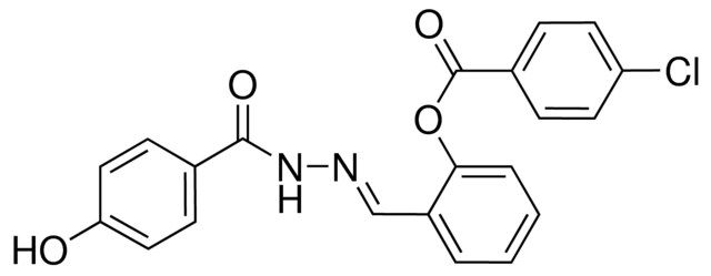 2-(2-(4-HYDROXYBENZOYL)CARBOHYDRAZONOYL)PHENYL 4-CHLOROBENZOATE