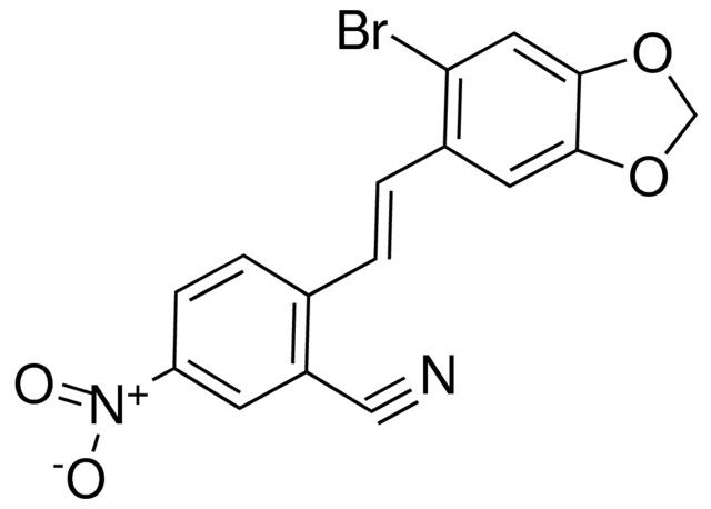 2-(2-(2-BROMO-4,5-METHYLENEDIOXYPHENYL)VINYL)-5-NITROBENZONITRILE