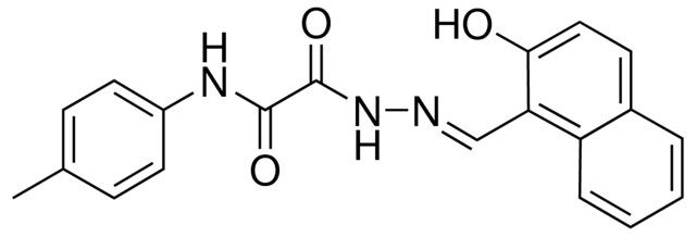 2-(2-((2-HO-1-NAPHTHYL)METHYLENE)HYDRAZINO)-N-(4-METHYLPHENYL)-2-OXOACETAMIDE