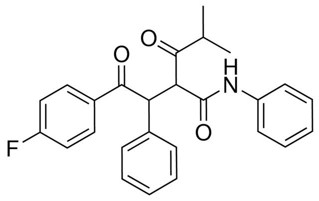 2-(2-(4-FLUOROPHENYL)-2-OXO-1-PHENYLETHYL)-4-METHYL-3-OXO-N-PHENYLPENTANAMIDE