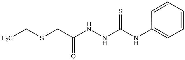 2-(2-(Ethylthio)acetyl)-<i>N</i>-phenylhydrazinecarbothioamide