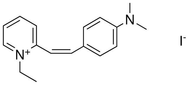 2-(2-(4-DIMETHYLAMINO-PHENYL)-VINYL)-1-ETHYL-PYRIDINIUM, IODIDE