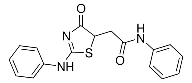 2-(2-Anilino-4-oxo-4,5-dihydro-1,3-thiazol-5-yl)-N-phenylacetamide