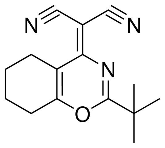 2-(2-TERT-BUTYL-5,6,7,8-TETRAHYDRO-BENZO(E)(1,3)OXAZIN-4-YLIDENE)-MALONONITRILE