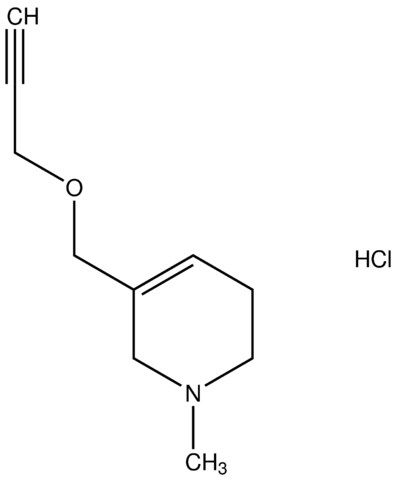 1-methyl-5-[(2-propynyloxy)methyl]-1,2,3,6-tetrahydropyridine hydrochloride