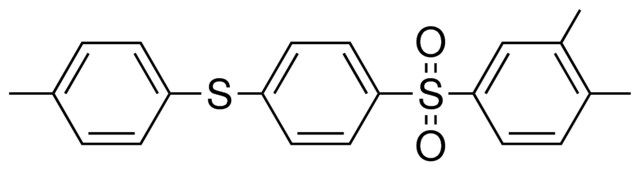 1,2-DIMETHYL-4-({4-[(4-METHYLPHENYL)SULFANYL]PHENYL}SULFONYL)BENZENE