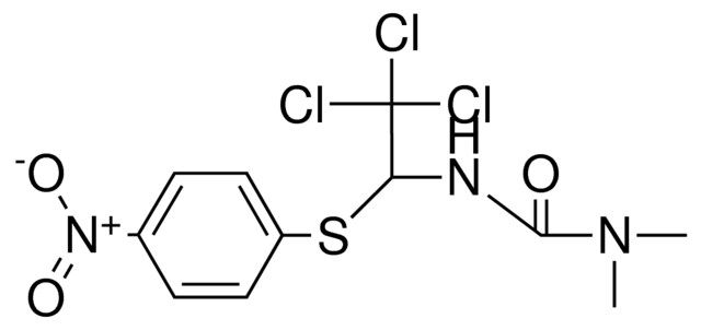 1,1-DIMETHYL-3-(2,2,2-TRICHLORO-1-(4-NITRO-PHENYLSULFANYL)-ETHYL)-UREA