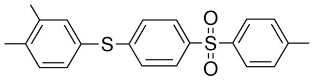 1,2-DIMETHYL-4-({4-[(4-METHYLPHENYL)SULFONYL]PHENYL}SULFANYL)BENZENE