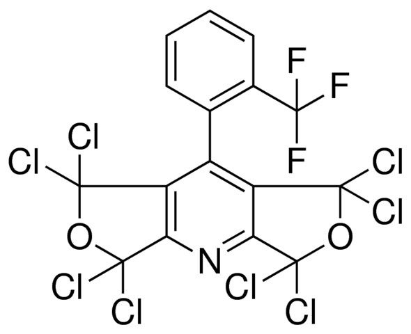 1,1,3,3,5,5,7,7-OCTACHLORO-8-[2-(TRIFLUOROMETHYL)PHENYL]-5,7-DIHYDRO-1H,3H-DIFURO[3,4-B:3,4-E]PYRIDINE