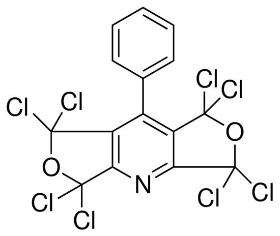 1,1,3,3,5,5,7,7-OCTACHLORO-8-PHENYL-5,7-DIHYDRO-1H,3H-2,6-DIOXA-4-AZA-S-INDACENE