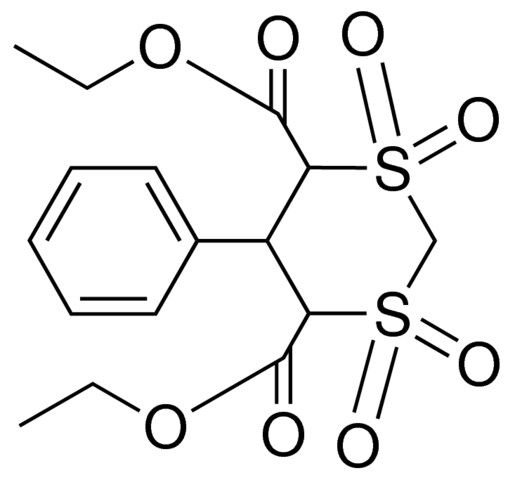 1,1,3,3-TETRAOXO-5-PHENYL-,-(1,3)DITHIANE-4,6-DICARBOXYLIC ACID DIETHYL ESTER