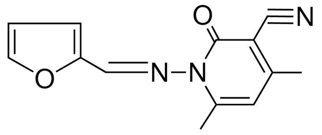 1,2-DIHYDRO-4,6-DIMETHYL-1-FURFURYLIDENEAMINO-2-OXONICOTINONITRILE