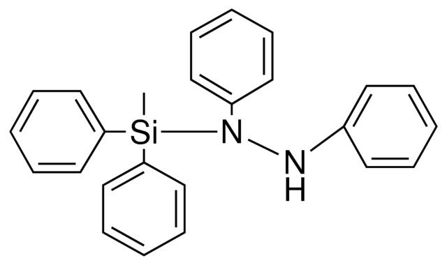 1,2-DIPHENYL-1-((DIPHENYL)METHYLSILYL)HYDRAZINE