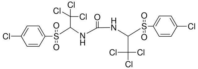 1,3-BIS-(2,2,2-TRICHLORO-1-(4-CHLORO-BENZENESULFONYL)-ETHYL)-UREA