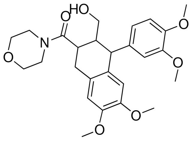 [1-(3,4-dimethoxyphenyl)-6,7-dimethoxy-3-(4-morpholinylcarbonyl)-1,2,3,4-tetrahydro-2-naphthalenyl]methanol