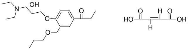 1-(4-(3-DIETHYLAMINO-HO-PROPOXY)-PROPOXY-ME-PH)-PROPAN-ONE, BUT-2-ENEDIOIC ACID