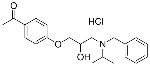 1-(4-(3-(BENZYL(ISOPROPYL)AMINO)-2-HYDROXYPROPOXY)PHENYL)ETHANONE HYDROCHLORIDE