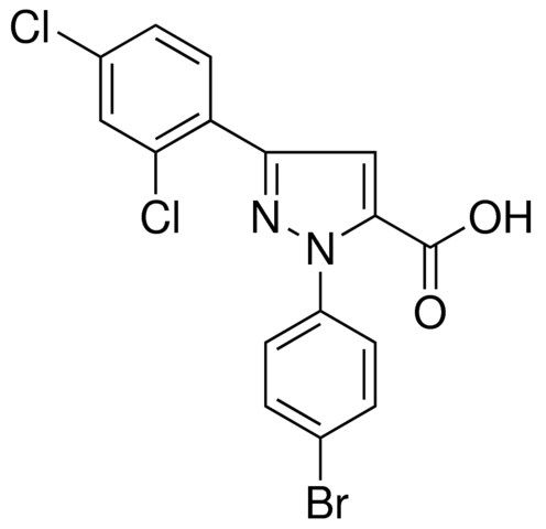 1-(4-BROMOPHENYL)-3-(2,4-DICHLOROPHENYL)-1H-PYRAZOLE-5-CARBOXYLIC ACID