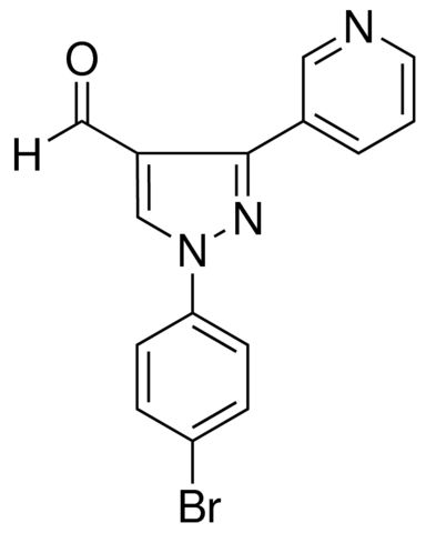 1-(4-BROMOPHENYL)-3-(3-PYRIDINYL)-1H-PYRAZOLE-4-CARBALDEHYDE