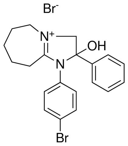 1-(4-BROMOPHENYL)-2-HYDROXY-2-PHENYL-1H,2H,3H,5H,6H,7H,8H,9H-IMIDAZO[1,2-A]AZEPIN-4-IUM BROMIDE