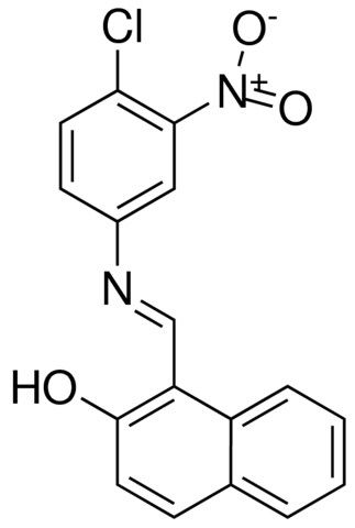 1-(4-CHLORO-3-NITROPHENYLIMINOMETHYL)-2-NAPHTHOL