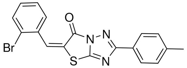 (5E)-5-(2-BROMOBENZYLIDENE)-2-(4-METHYLPHENYL)[1,3]THIAZOLO[3,2-B][1,2,4]TRIAZOL-6(5H)-ONE