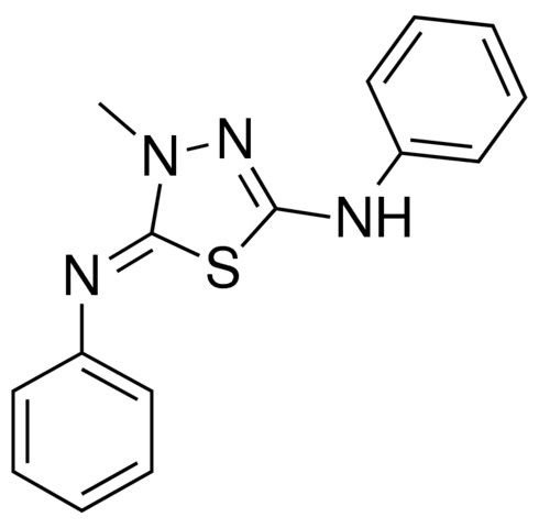 (5Z)-4-methyl-N-phenyl-5-(phenylimino)-4,5-dihydro-1,3,4-thiadiazol-2-amine