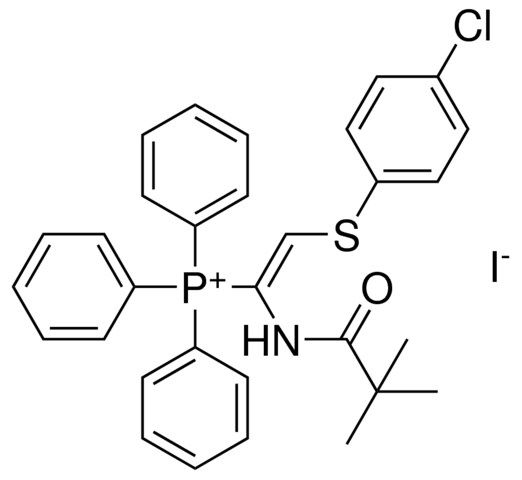 {(E)-2-[(4-CHLOROPHENYL)SULFANYL]-1-[(2,2-DIMETHYLPROPANOYL)AMINO]ETHENYL}(TRIPHENYL)PHOSPHONIUM IODIDE