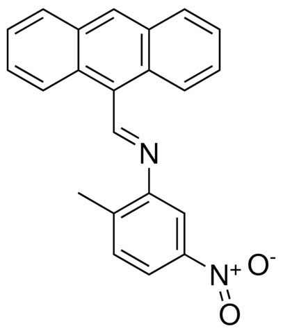 N-(9-ANTHRACENYLMETHYLENE)-2-METHYL-5-NITROANILINE