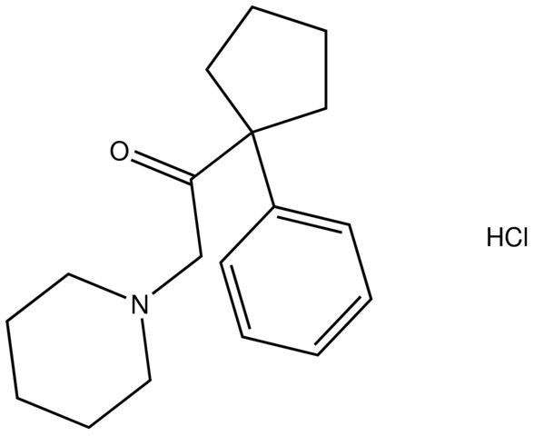 1-(1-phenylcyclopentyl)-2-(1-piperidinyl)ethanone hydrochloride