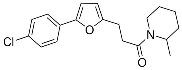 1-(3-(5-(4-CHLOROPHENYL)-2-FURYL)PROPANOYL)-2-METHYLPIPERIDINE