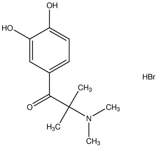 1-(3,4-dihydroxyphenyl)-2-(dimethylamino)-2-methyl-1-propanone hydrobromide